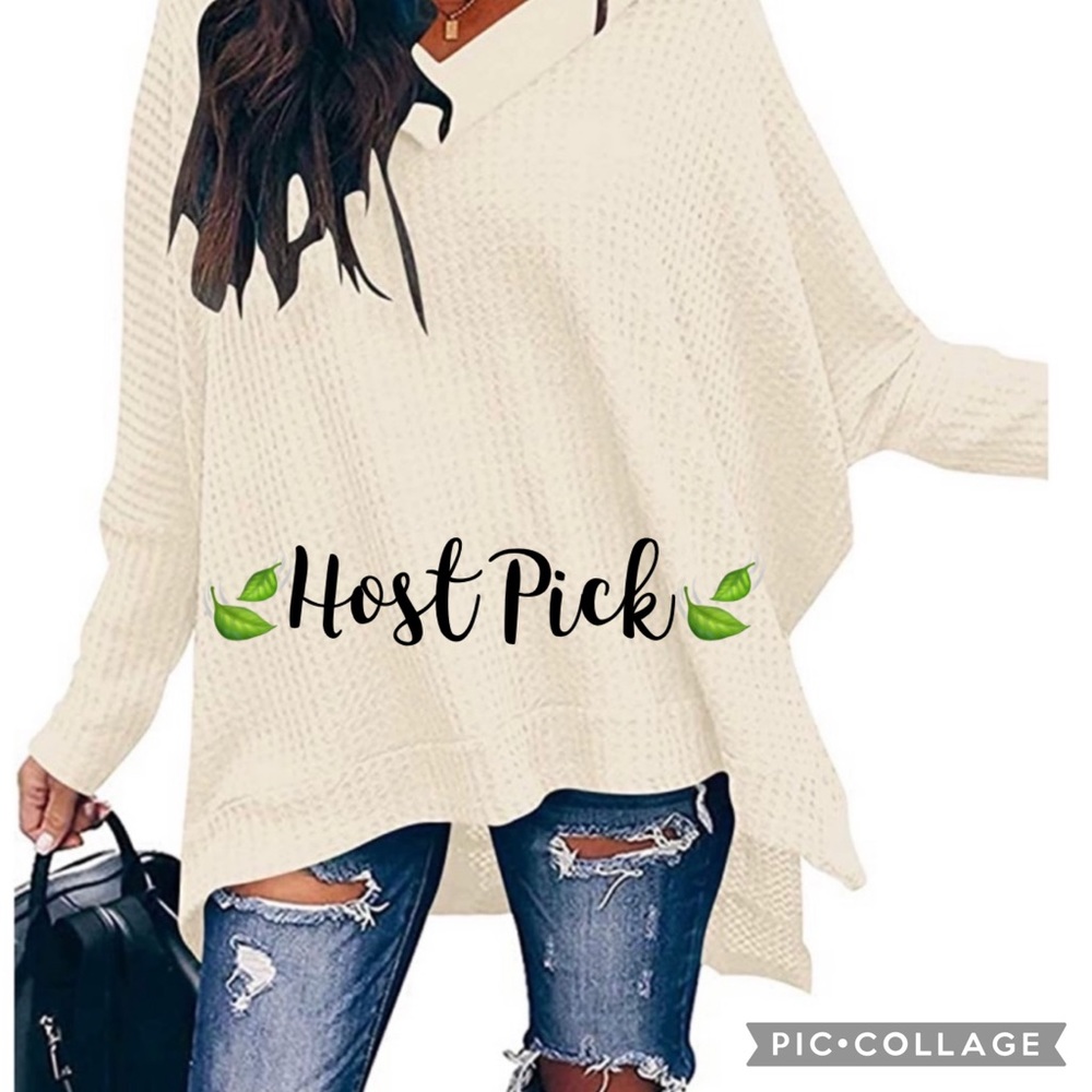 ✨Host Pick✨♦️Waffle Weave Tunic Top